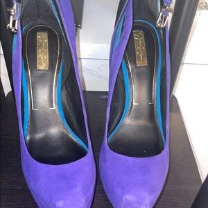 PRICED TO SELL: Jessica Simpson Purple and Blue Heels